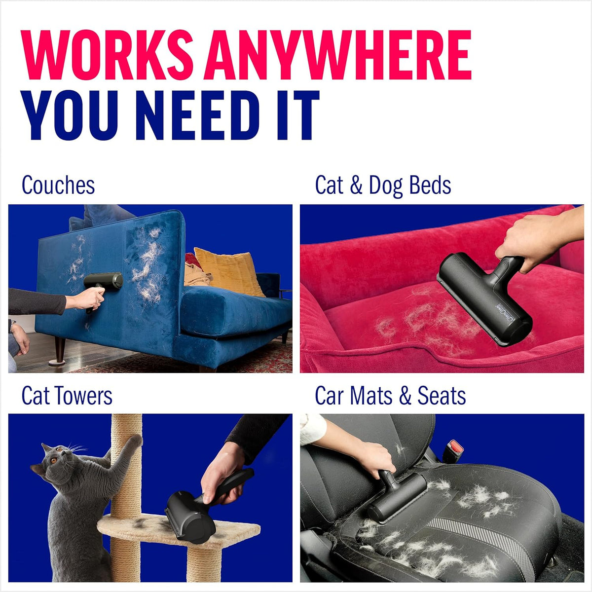 Pet Hair Remover Roller — Reusable, Fast, Furniture‑Safe - Pets Webb