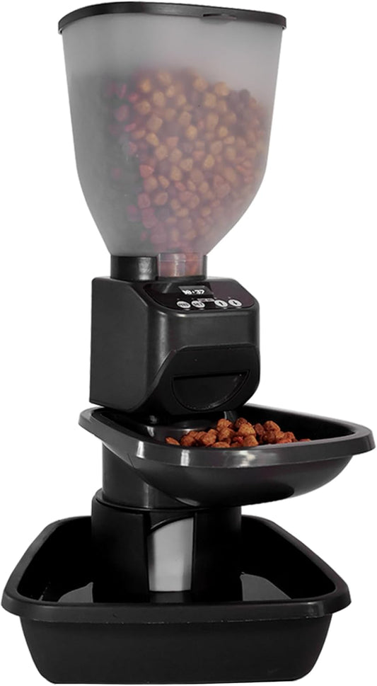 Smart Auto Pet Feeder & Water Station – Portion Control, Anti‑Jam, OLED Display